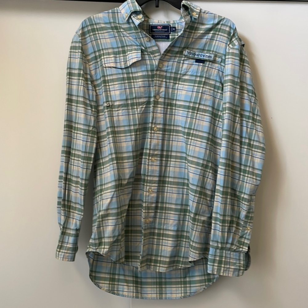 Vineyard Vines Harbor Performance Plaid Shirt